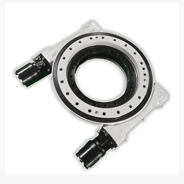 Hourglass-Shaped Dual Worm Gear Rotary Drive